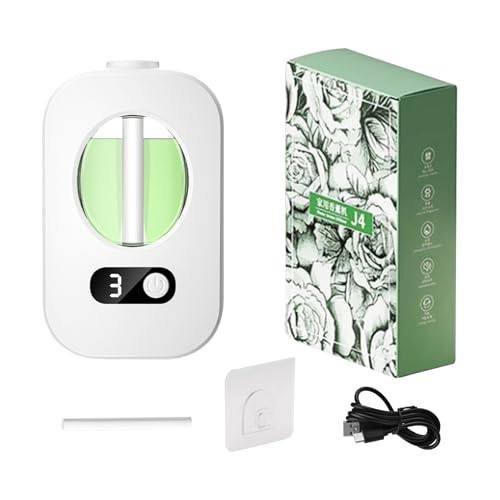 Tuxuseo Difusor de Fragancia - Difusor de Aceites Esenciales Automático | Aparato Recargable de Cobertura Amplia con Temporizador para Sala de Masajes Hotel Dormitorio Guardería Sala de Estudio