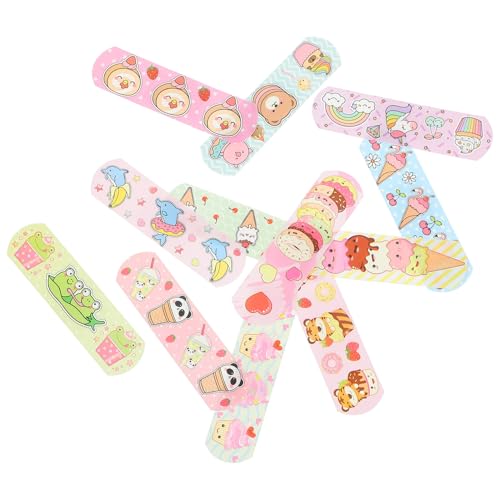 Ciieeo Apósitos para Heridas Pequeños Impermeables y Transpirables Dibujos Animados Autoadhesivos y Elásticos para Cuidado Infantil Pack de 120 Unidades para Primeros Auxilios