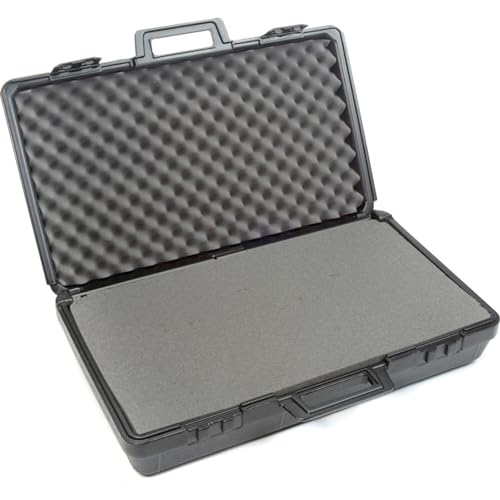 Western Case Black Plastic Protective Storage Cases with Pinch Tear Foam 27-1/2