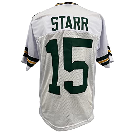 Amazon.com : Bart Starr Jersey White Green Bay | Unisex