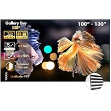 Gallery Evo Black Grid High Gain Fixed Frame Screen BSP CLR Elegant Velvet 4K/8K Home Theatre Screen for UST Projectors 130