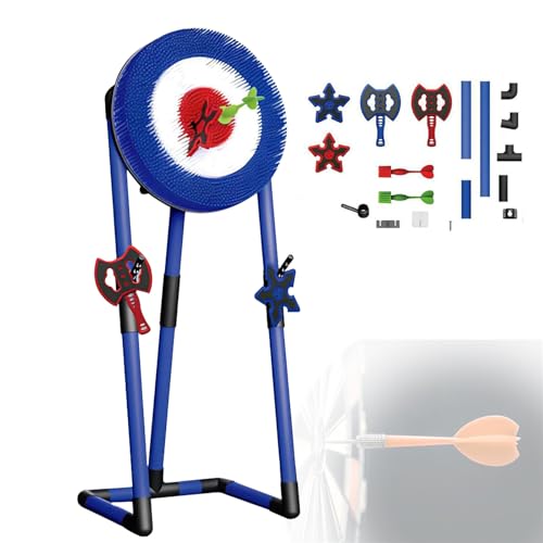Cible de lancer de hache pliable avec haches et fléchettes, jeu d'extérieur pour la famille, les amis et le bureau pour soulager le stress
