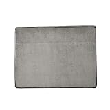 Rainha Cushioned Dorm Headboard - Alloy Cloud Velvet