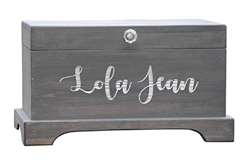 monogrammed toy box
