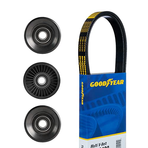 Goodyear Replacement Belts And Hoses 5017 Serpentine Belt Drive Component Kit, Gray #TOP13