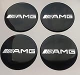  AMG ★4 Stück★55mm Aufkleber Emblem für Felgen Nabendeckel Radkappen