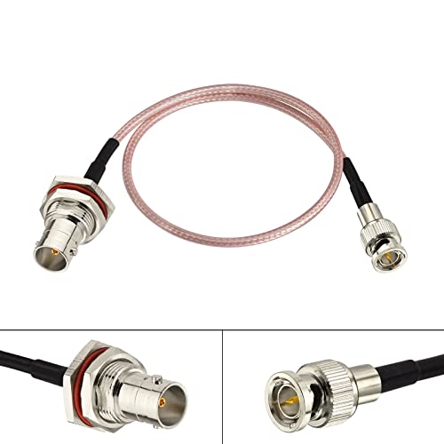 Cable SDI Mini BNC Macho a BNC Hembra 30cm 75 Ohm miniatura 4
