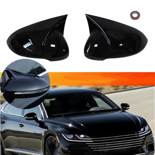Capuchon rétroviseur Passat B8 effet miroir Gloss Black anti-rayures