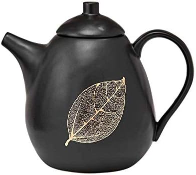 AshdeneLantana Collection - Tea Pot - Black and Gold