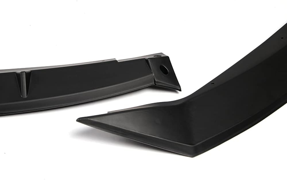 Front Bumper Lip fit for compatible with 2020-2021 Toyota Corolla LLEXLE Model Only, Front Bumper Lip Spoiler Air Chin Body Kit Splitter Unpainted Matt Black ABS