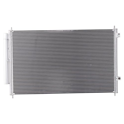 TRQ A/C Condenser and Receiver Drier Assembly Compatible with 2007-13 Acura MDX 2010-13 ZDX