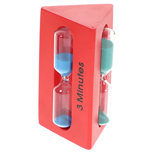 Zerodeko Timer Da Minuti in Legno e Vetro Colorata Per Ragazzo Ragazza Ragazza Da Minuti Per Lavarsi i Denti e Altre Attività