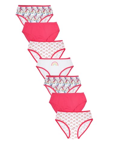 Image of CHARM N CHERISH Cotton Panties for Girls-Pack of 7 Girls Underwear Printed Panties for Girls-Briefs for Girls