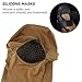 LZAQHMT Balaclava Airsoft Mask, Tactical Airsoft Full Face Protective Mask, with Silicone Inner Support for Airsoft/Cycling(CB)