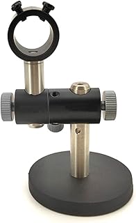 Stainless Steel Three-axis Adjustable Holder/Clamp/Mount with Magnetic Base for Laser Diode Module or Torch (12mm Holder)