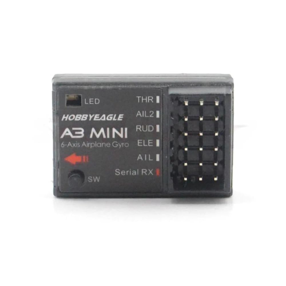 SPARKHOBBY Hobbyeagle A3 Mini controller di volo giroscopico a 6 assi, supporto PPM SBUS ricevitore seriale digitale multiprotocollo per aerei ad ala fissa (set completo A3MINI)