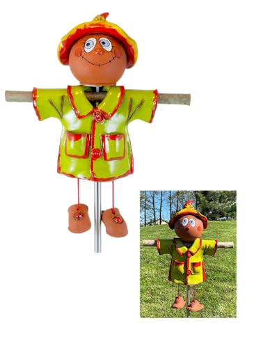 Ceramicgardendecorscarecrowlawnstakeoutdoorstatueperfectuniquegiftsforgardenerswomanmenyardgiftshandmadefrostproof  Urban Country Home Decor Ceramic garden decor scarecrow lawn stake outdoor statue perfect unique gifts for gardeners woman men yard gifts handmade frostproof  urban country home decor