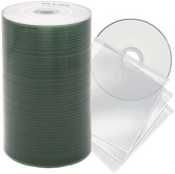 Spin-X White Inkjet Hub Printable Mini-Round CD-R, Tape Wrap, 800 per Box