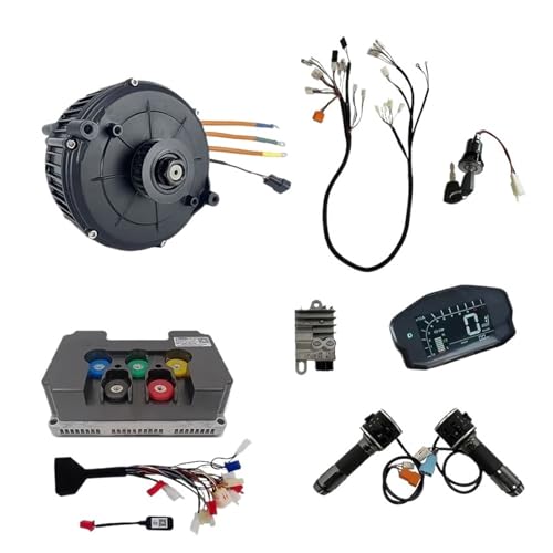 HKYPCOKVK QS165 5000W Mittelantriebs-Hallmotor mit Fardriver-Controller ND72450 for Elektromoped