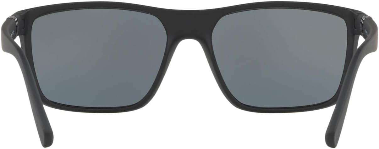 Polo Ralph Lauren Men's PH4133 Rectangular Sunglasses, Shiny Transparent Dark Havana/Green, 59 mm