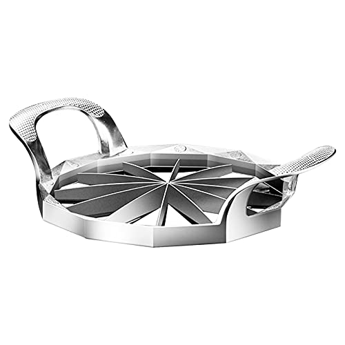 favourall Cortadores Sandía, Melón, Separador Melón, con Protector Hoja, Acero Inoxidable, con Mango para Manzana, Sandía, Melón, Rocío Miel