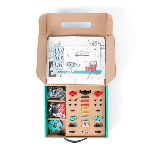Image of The Off Bits Space Mission Educational Build Your Own Robot Toy, Stem Building Toys for Boys and Girls, Valentine Birthday Gift for Kids Montessori Play Kit, Steam Toys for Kids Ages 6 7 8 9+