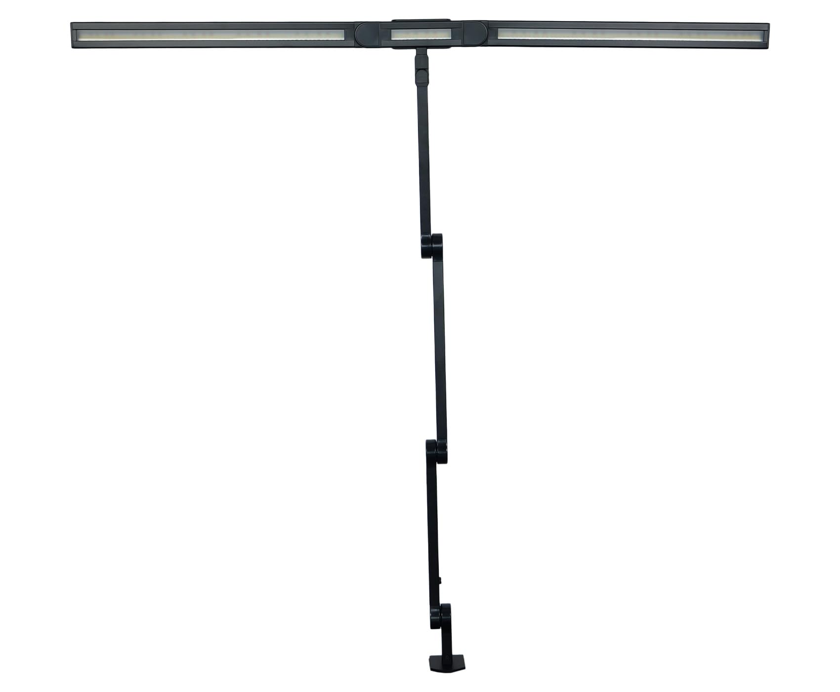 HDWR LumixDesk-04 LED-Schreibtischlampe mit Klemme, 1550 Lumen, dimmbar | Temperatur- und Helligkeitsregelung, Klemmmontage am Schreibtisch, für Büro und Homeoffice