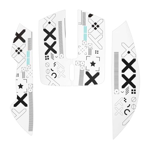 Image of ATTACK SHARK Mouse Anti-Slip Grip Tape for Superlight Wireless Gaming Mice,Universal Fit, Sweat-Resistant, Elastic Side Grips, Effortless Application, Ultra-Thin Design (0.5mm /0.02in)- White