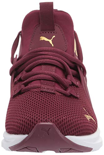 Image of PUMA Women's Enzo 2's Cross Trainer, Burgundy-gold, 10.5