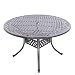 Produktbild Made for us® Gartentisch, Aluguss, Esstisch outdoor, rund, Ø 120 cm, Höhe 72 cm, Terassentisch aus wetterfestem Aluguss mit UV beständiger AkzoNobel Einbrennlackierung.