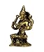 eSplanade Brass Laxmi Lakshmi Goddess Murti Idol Statue Figurine Sculpture - Pooja Idols - Home Decor - Golden - 4.75