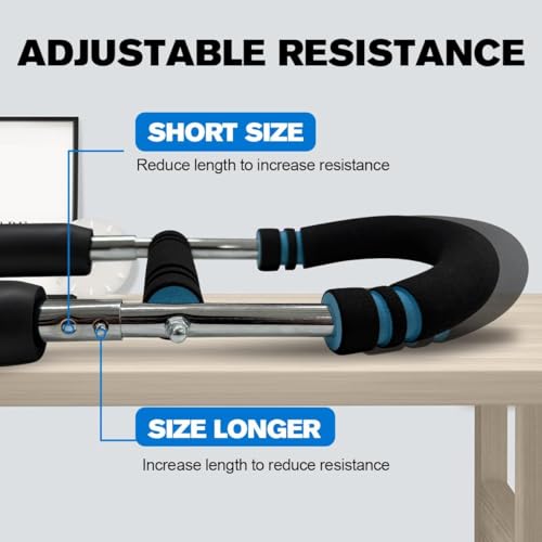 RELIFE REBUILD YOUR LIFE Verstellbarer Armtrainer, tragbares Heim-Fitnessgerät für Armstraffung und Krafttraining, 3-stufiges Armtraining, Twister, Unterarmstärker, Brusttrainingsgerät