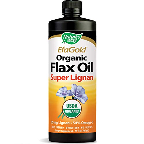 Nature's Way Organic Flax Oil Super Lignan 24 Ounce