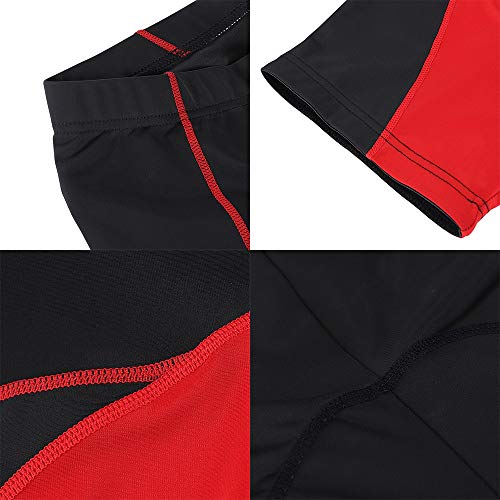 HBJWOV Calzas cortas ciclismo para hombre (Gris, S) miniatura 5