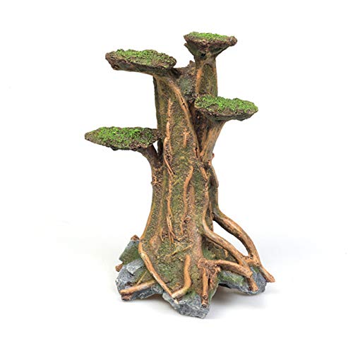 Tfwadmx Tree Aquarium Decoration Resin Tree Trunk Ornament Fish Tank Wood Decoration for Aquariums...