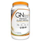 Growing Naturals | Organic Premium Plant Based Protein, Pure Rice Protein Powder | | Non-GMO, Vegan, Gluten-Free, Keto Friendly, Shelf-Stable | 2LB Original 2 Pound (Pack of 1) 32.8 Ounce