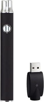 Premium Universal Black 1100mAh Replacement Pen Battery Rechargeable Threaded with USB-8