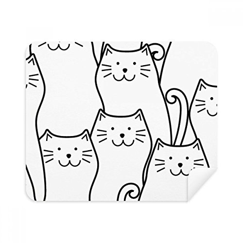 Sling Cat Protect Animal Pet Lover Cleaning Cloth Screen Cleaner 2pcs Suede Fabric