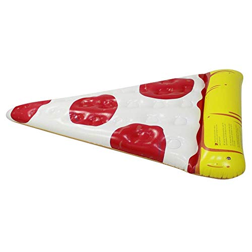 Lit flottant pizza avec technologie air clats de natation