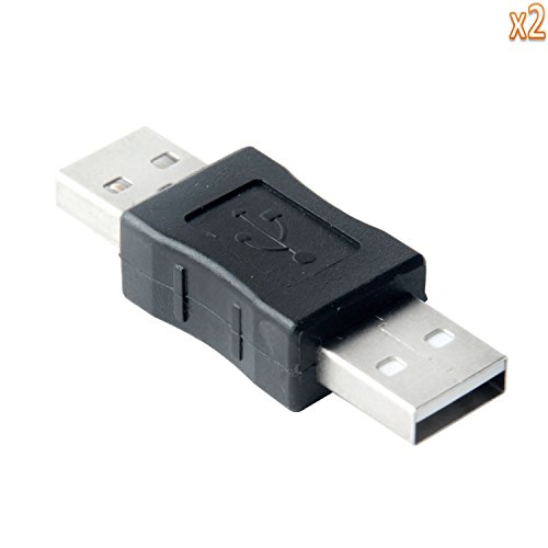 USB Male to USB Male Gender Changer Adapter Coupler Converter ,Random Color
