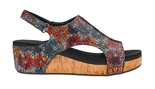 Image of Corkys Footwear Volta Wedge - Chic Elegance Meets All-Year Comfort with a 2-Inch Cork Heel and Marshmallow Insole for Stylish Everyday Wear and All-Day Comfort