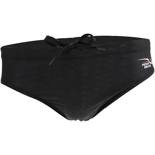 CALANDIS Mens Quick Dry Swim Briefs M