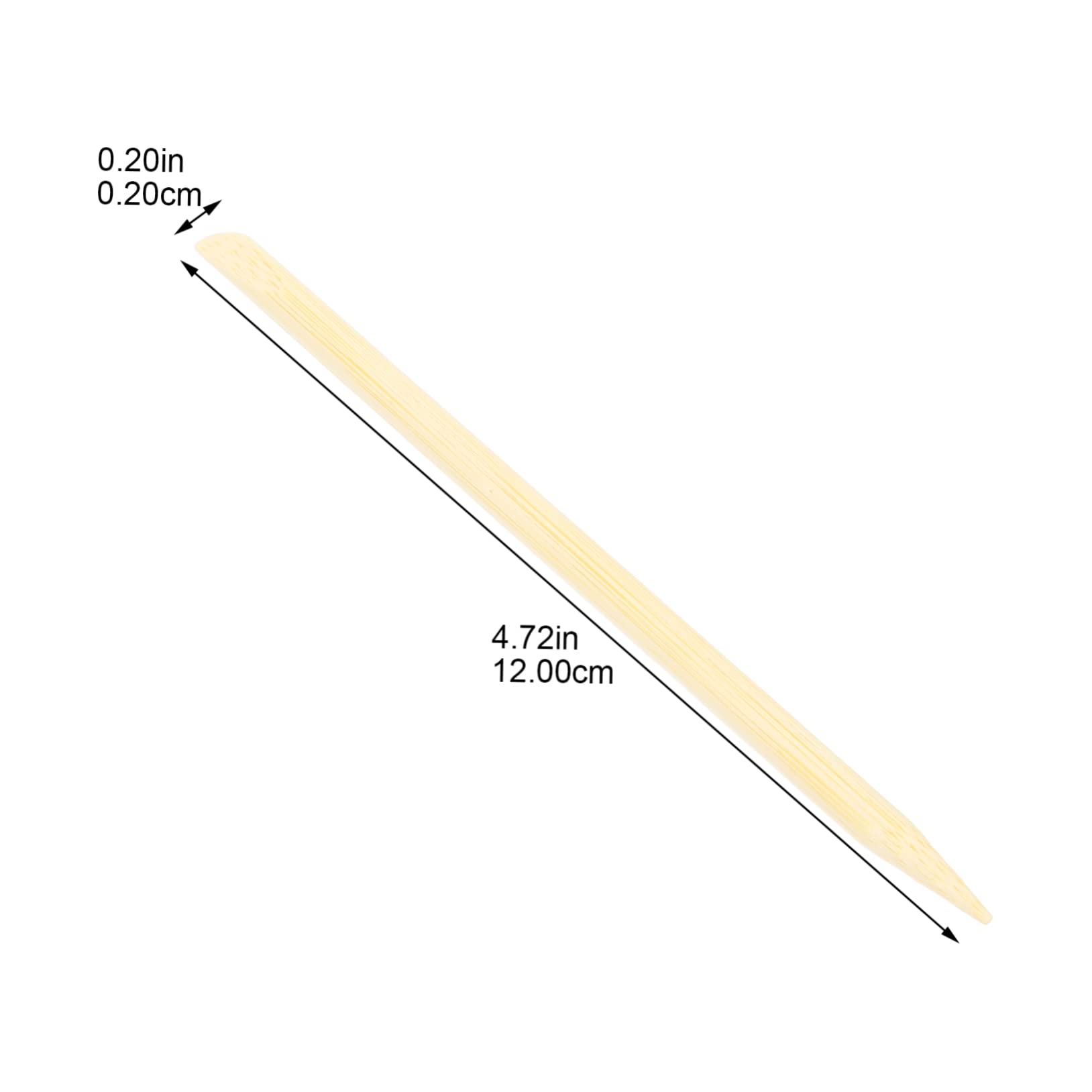 MUELODSIC 100Pcs Stylus Scratch Painting Pens Double Headed DIY Scratch Tools for Creative Art Projects Lightweight Portable Natural Sticks