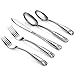 New Star Foodservice 58918 Shell Pattern, 18/0 Stainless Steel, 60 piece Flatware Set