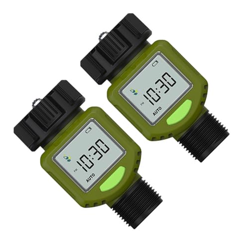 Arecobticy Sistemas de riego automático digital programable para exteriores, controlador de riego, manguera de grifo, temporizador, aspersor programable