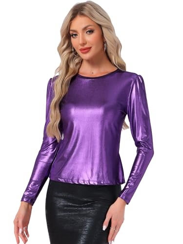 Hauts à paillettes confortables sans irritation tenue disco 80