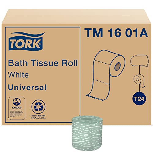 Tork Universal Bath Tissue Roll, 2-Ply, 48 rolls, 500 sheets, TM1601A
