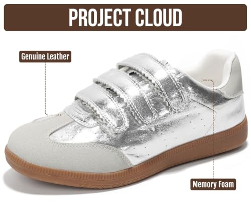 Image of Project Cloud Sneakers for Women - Stylish & Comfortable Women's Fashion Sneakers with Memory Foam and Leather Insole - Non Slip & Lightweight Womens Shoes - Fashion Shoes for Women (Ysabelle)