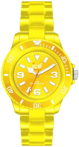 Ice Classic Solid Yellow Dial Plastic Strap Men's Watch CSYWBP10