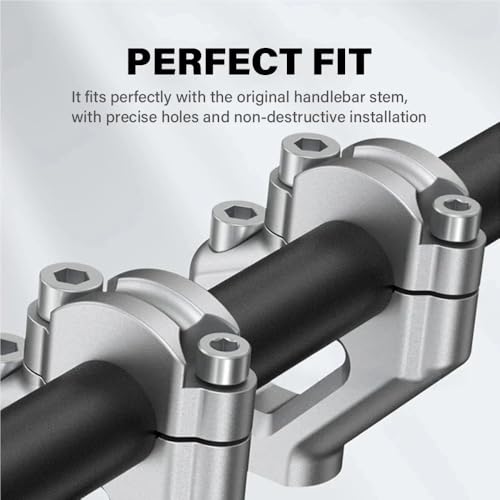 Rehausseur de guidon moto 28 mm évite la fatigue des bras sur Tiger 900 - 4